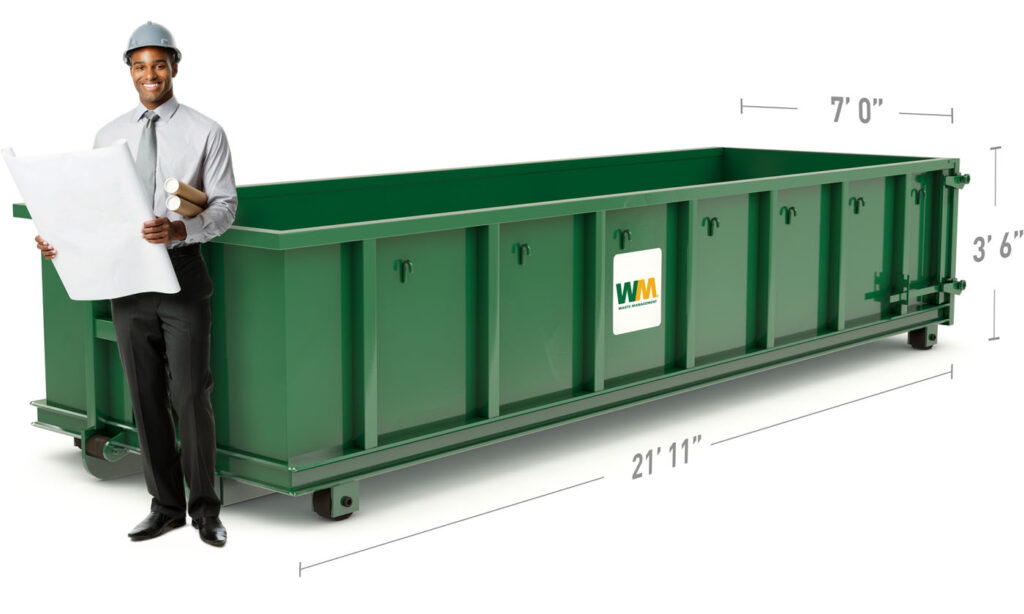 Why is it called a 20 yard dumpster?